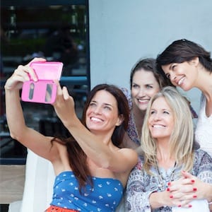 Group of women taking a selfie