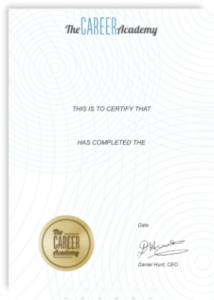 TCA Certificate