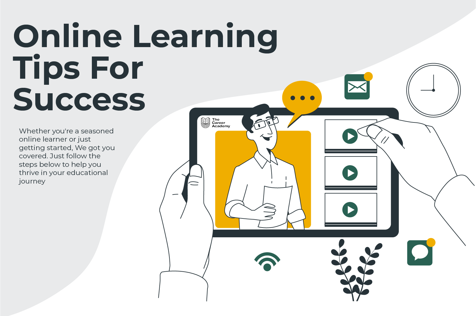 Online learning tips for success the career academy ie